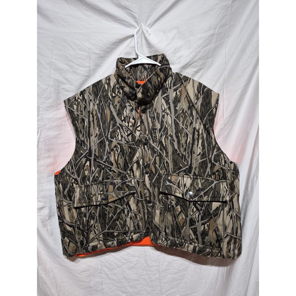 Never Worn Avid Outdoor Hunting Vest 2X Mens Large Blaze Orange Camo Pockets